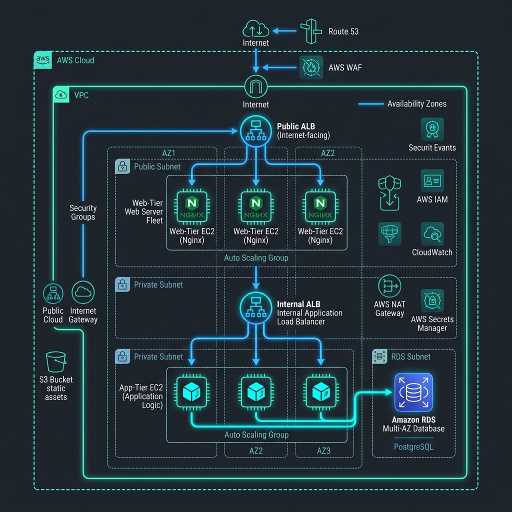 AWS Three-Tier Web Architecture